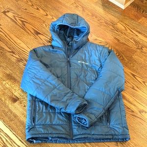 Men's Columbia Puff Jacket Size Large, dark grey